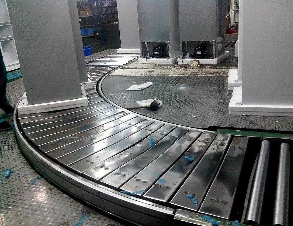 青島重型鏈板輸送機